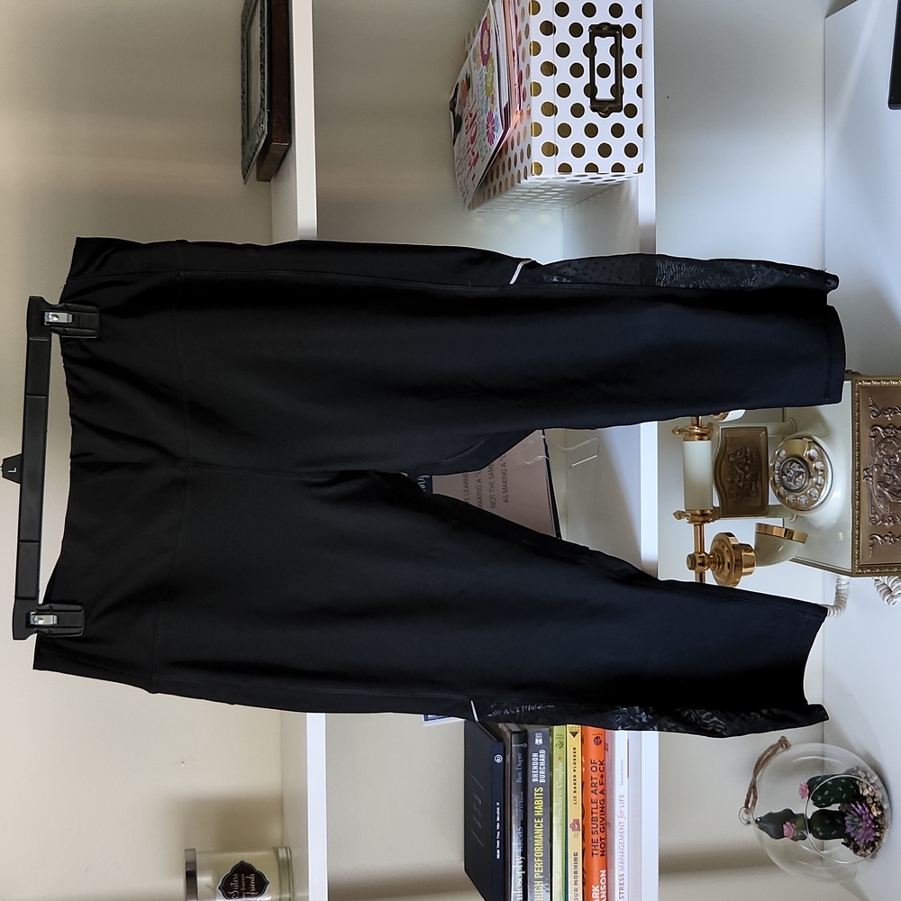 RBX Black Capri Leggings for Running